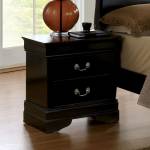 LOUIS PHILIPPE III Night Stand - Black